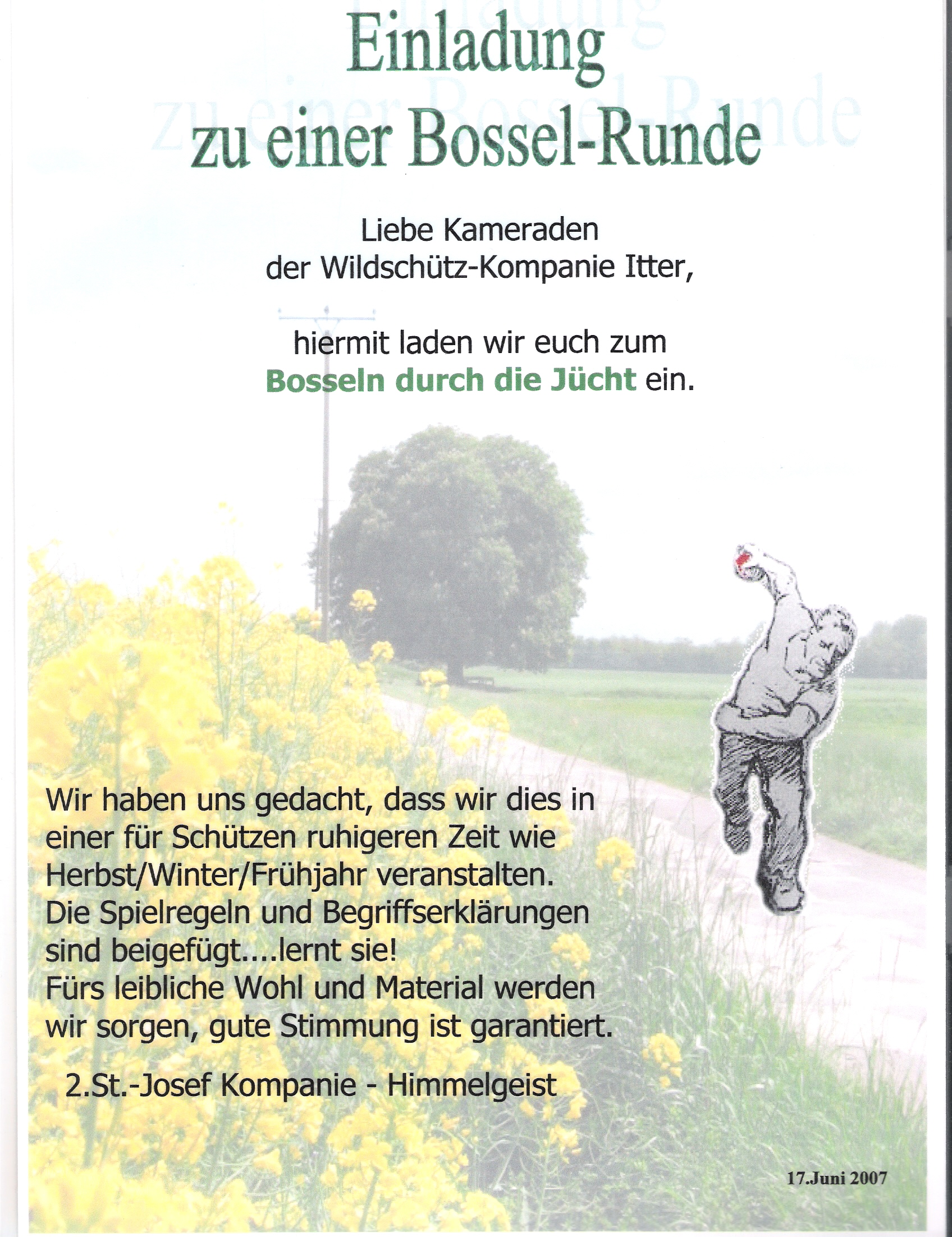 Bosseln - wie es begann